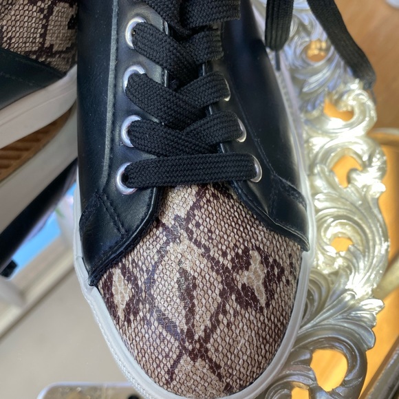 NWOT Restricted Faux Leather and Snakeskin sneakers - Picture 6 of 7